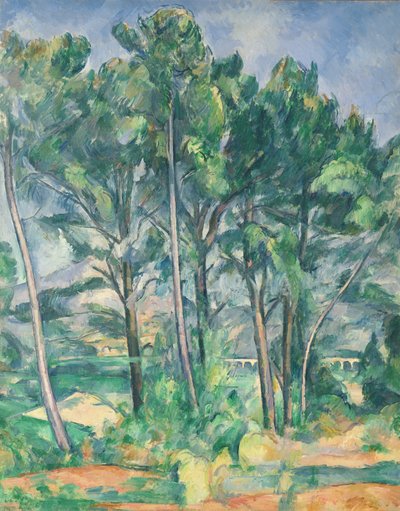 The Aqueduct (Montagne Sainte-Victoire seen through Trees) by Paul Cézanne